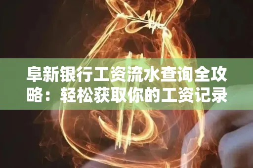 阜新银行工资流水查询全攻略：轻松获取你的工资记录