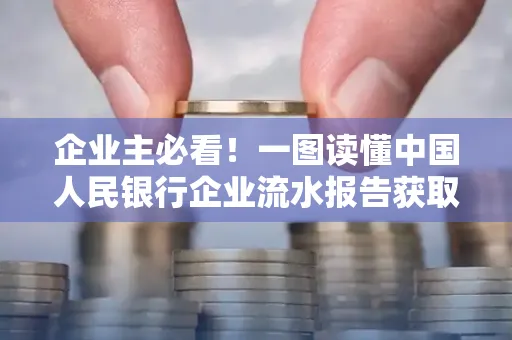 企业主必看！一图读懂中国人民银行企业流水报告获取全流程
