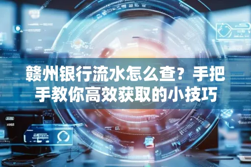 赣州银行流水怎么查？手把手教你高效获取的小技巧
