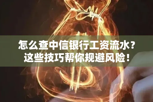 怎么查中信银行工资流水？这些技巧帮你规避风险！