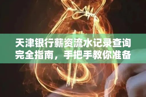 天津银行薪资流水记录查询完全指南，手把手教你准备材料